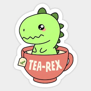 Tea-Rex Sticker